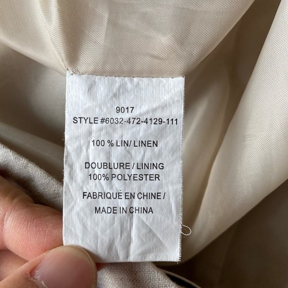 Melanie Lyne Linen Wide Leg Pants - Picture 9 of 15